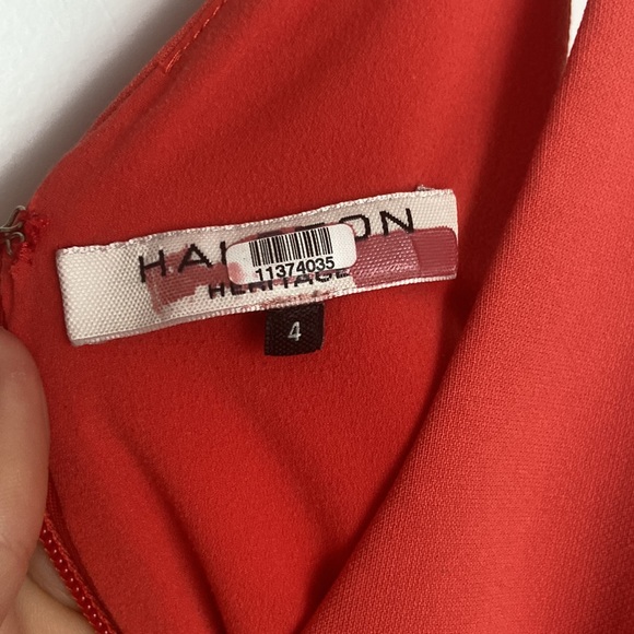 Halston Heritage Dress in Coral - Picture 2 of 6